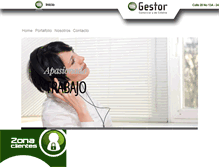 Tablet Screenshot of gestorcc.mobi